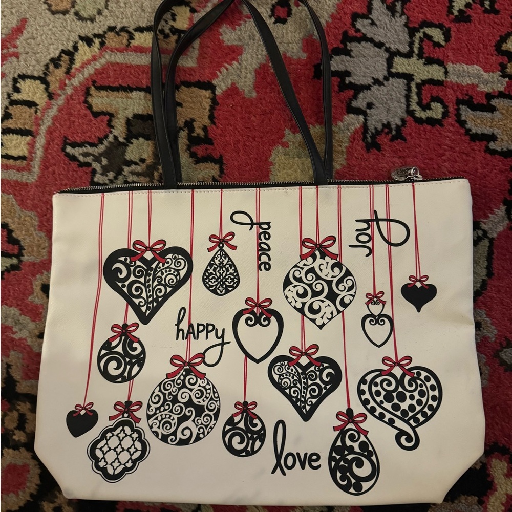 Brighton Love Notes Tote Holiday
Theme D23379. Retired. Vintage. NWOT